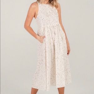 Rylee + Cru Zoe terrazzo dress